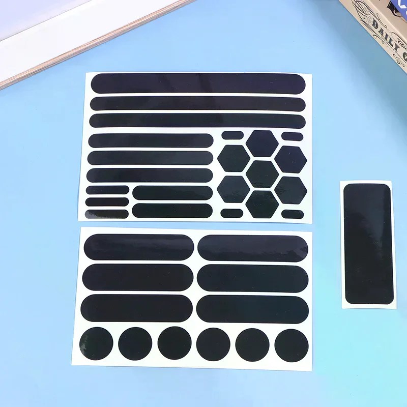 

Motorcycle Helmets Invisible Black Reflective Stickers Simple And Effective Reflective Tape For Helmets Bikes