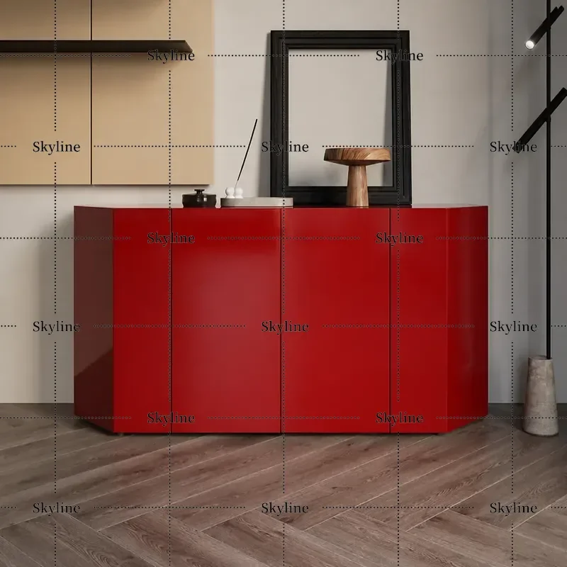 Nordic Style Italian High-End Sideboard – Wine Cabinet & Entrance Locker for Model Room Customization