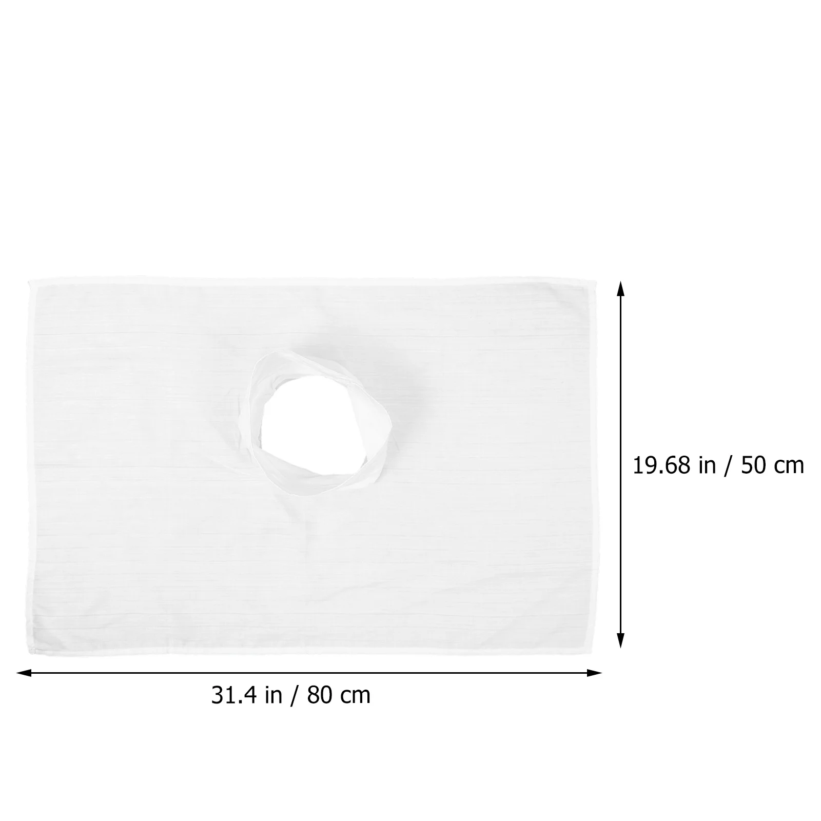 

2 шт., массажная кровать, подставка для лица, чехол с отверстием, мягкий дышащий хлопковый лист, многоразовый легко чистящийся чехол для массажного стола для лица