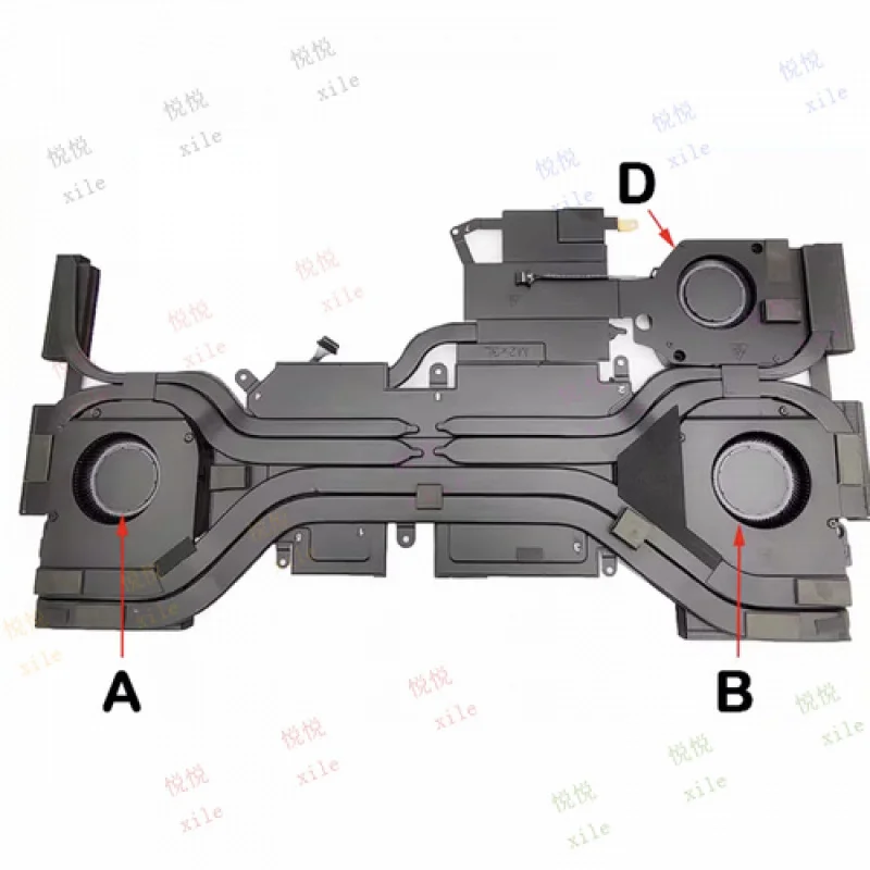 

L New for dell Alienware 16 Area-51 0JYDPW AA16250 B fan Excluding the heat sink