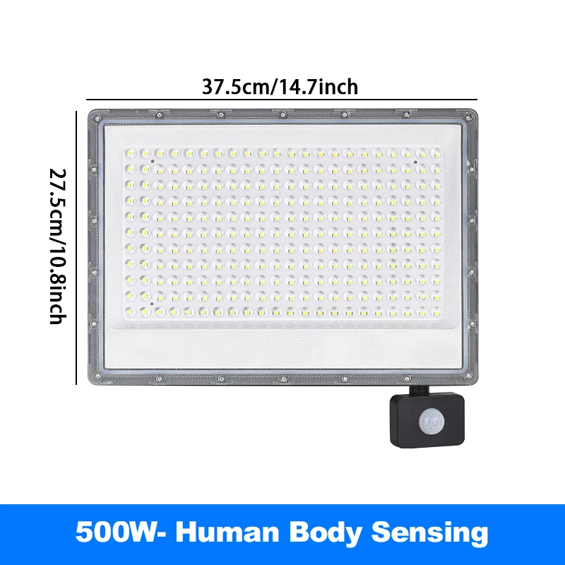 PARKSON Bewegungsmelder LED-Flutlicht, menschlicher Körper, der LED-Strahler erkennt, wasserdicht, für den Außenbereich, Zeitkontur-Flutlicht, AC 220 V, Lampenbeleuchtung 4