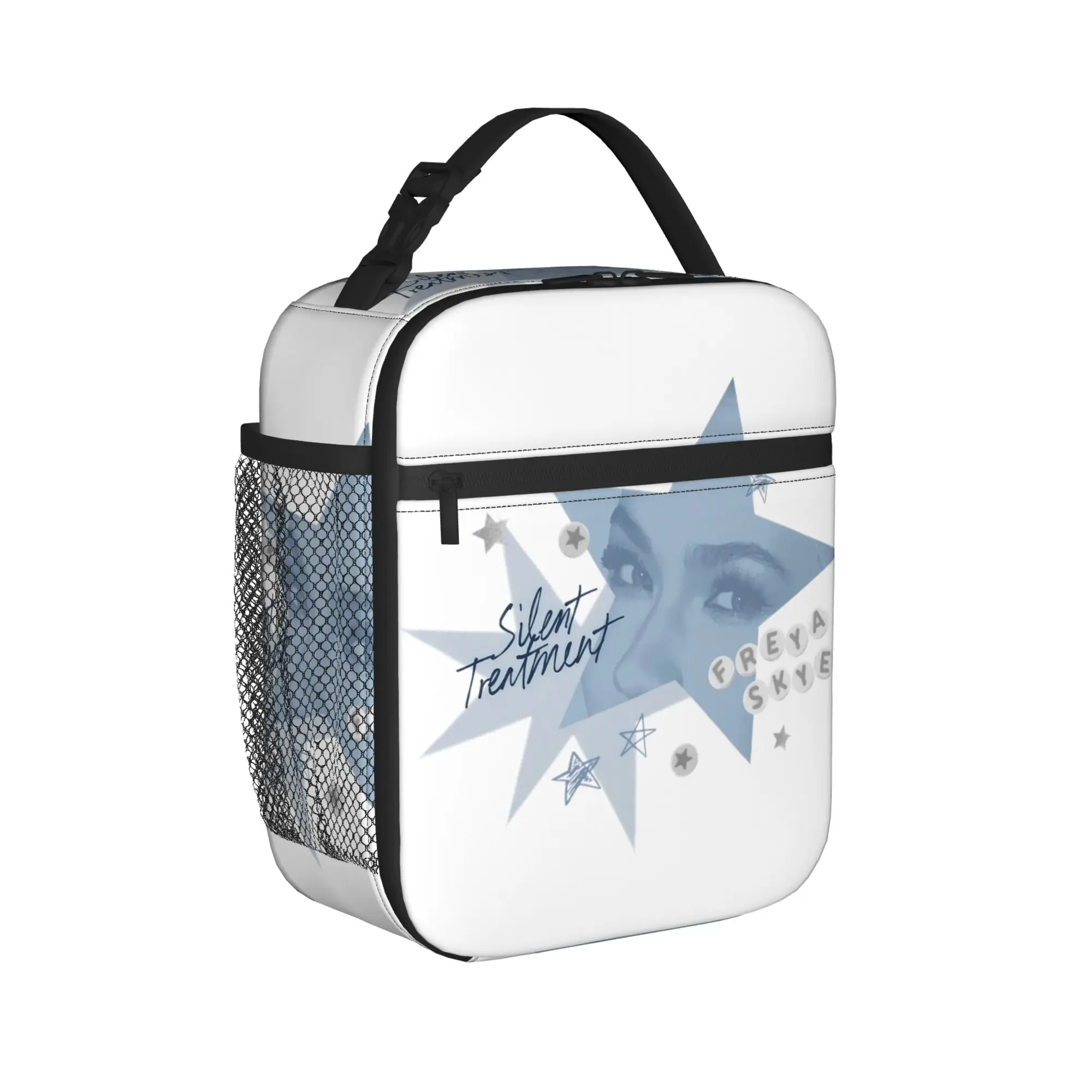 Freya Skye Lunch Bag Silent Treatment Retro Lunch Box For Child Travel Convenient Cooler Bag Thermal Tote Handbags