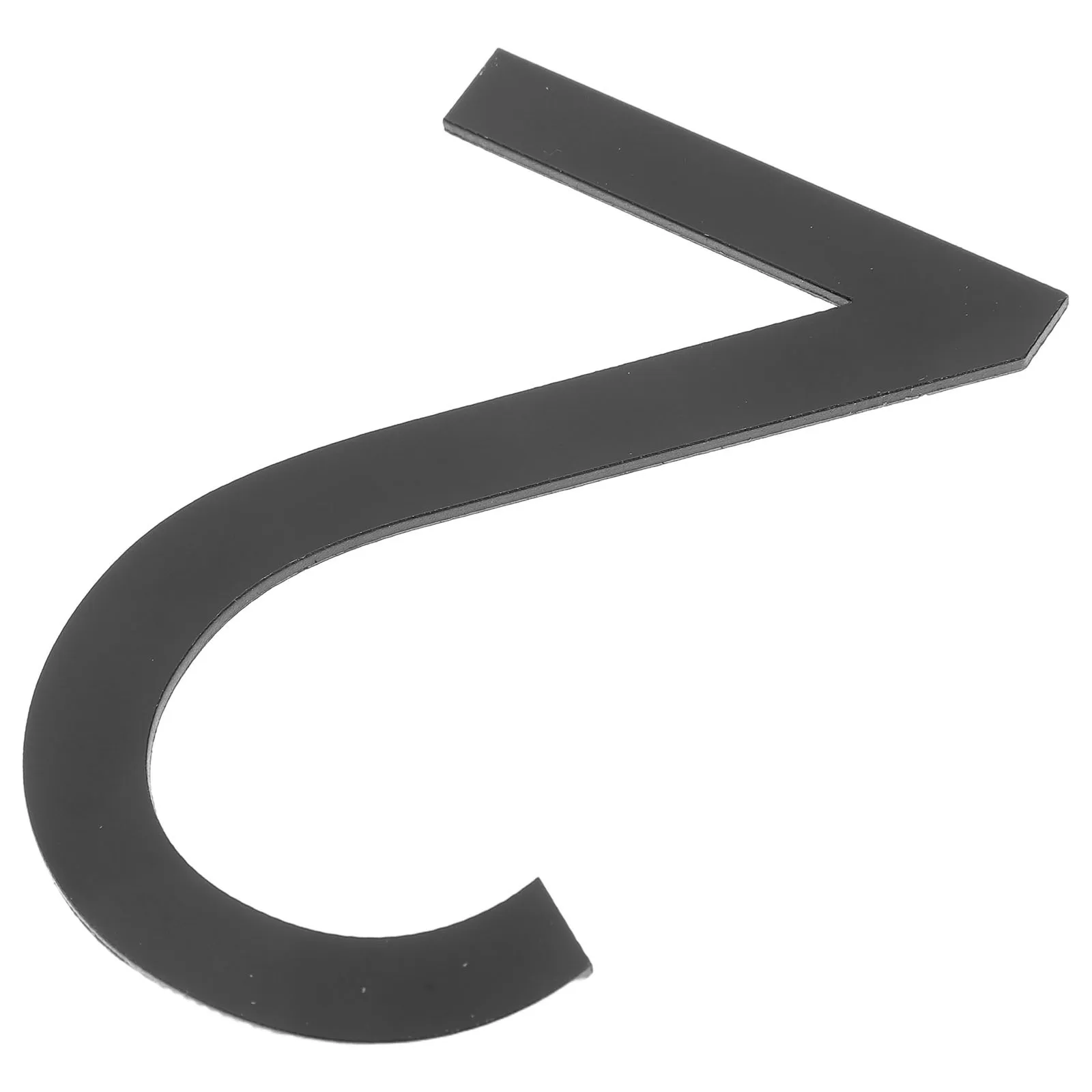 

3D Acrylic Number Sticker Black Room Door Address Sign for Home Office Apartment Exterior Wall Decorative Numbering