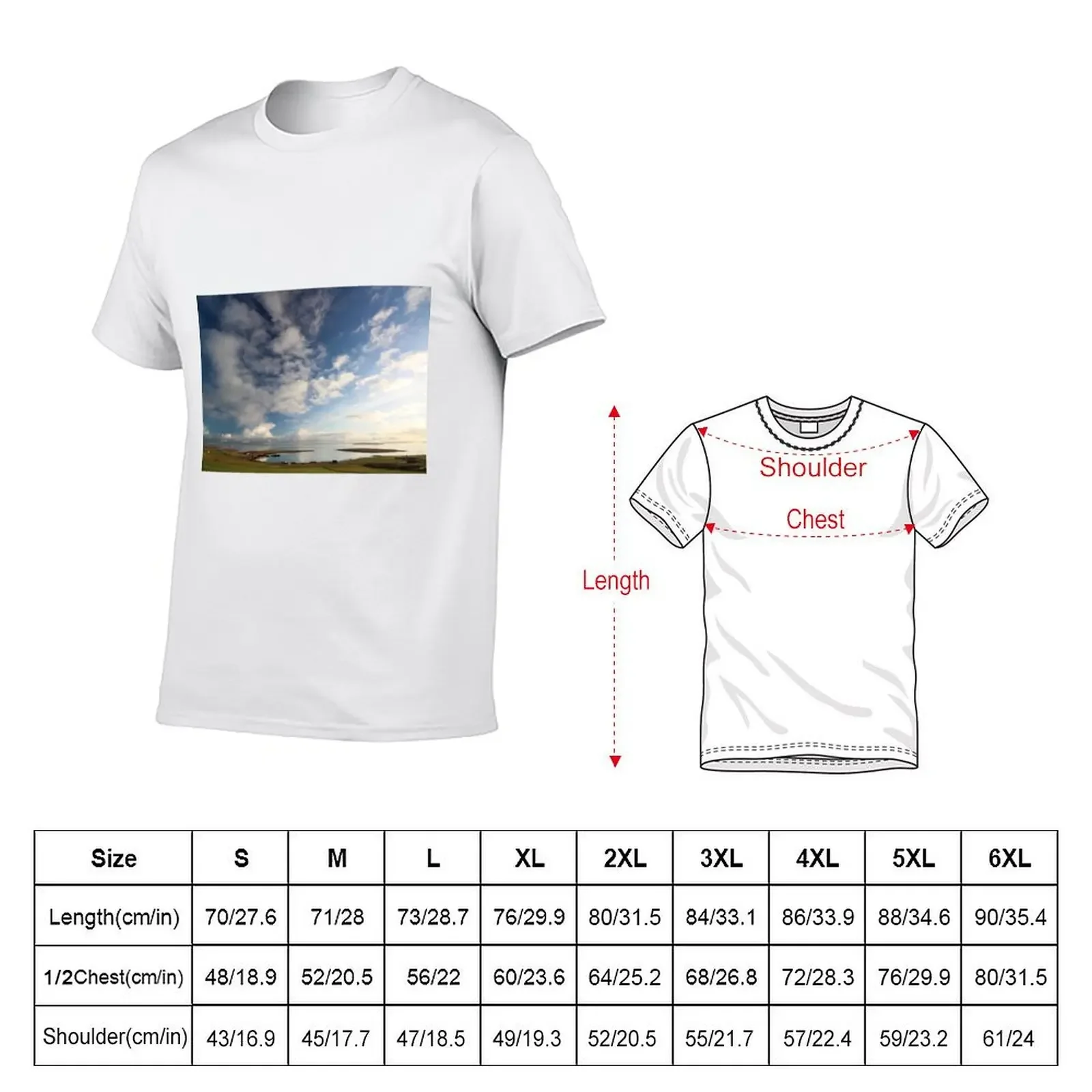 Sunshine over Scapa Flow T-shirt blacks vintage shirts graphic tees cute tops t shirts for men cotton