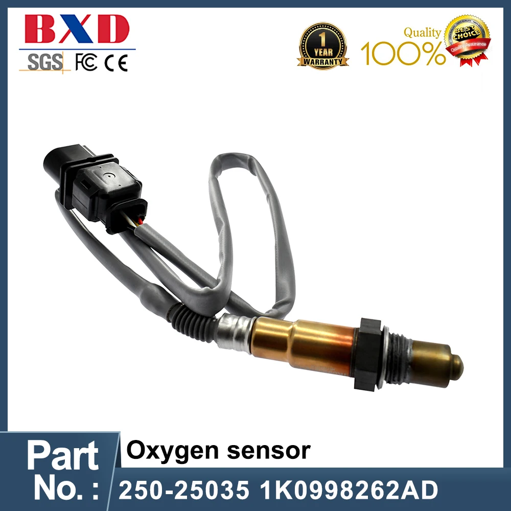 

New O2 Sensor 250-25035 1K0998262AD Oxygen Sensor Compatible for V-W Passat Jetta Porsche Audi A3 TT