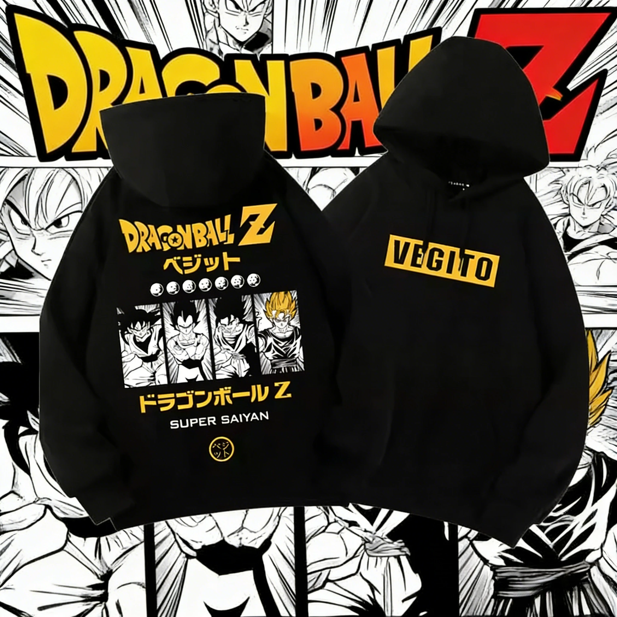 

Худи с принтом Dragon Ball Comics Co. (коллаборация), осень-зима 2026, новая свободная повседневная толстовка в стиле ретро, японский Харадзюку, унисекс.
