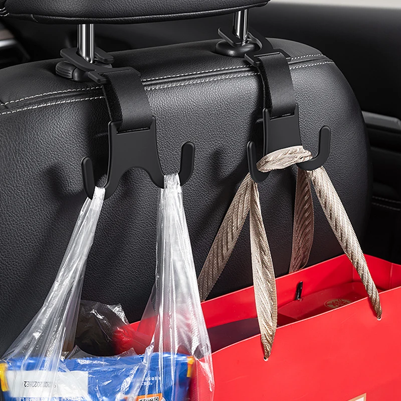 

Car Headrest Hook, Car Seat Hook Hidden Car Rear Seat Hanger Storage Hooks, Suitable For Hanging Handbags, Wallets Grocery Bags