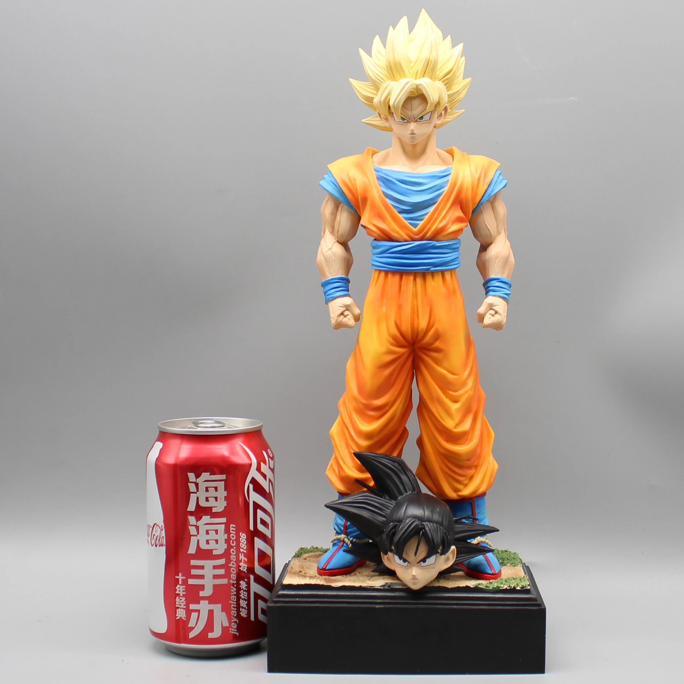 

Dragon Ball Gk Infinite Z Warrior Son Goku Super Saiyan Two-Headed Hand-Made Cartoon Model Ornaments Collectible Model Hand-Made