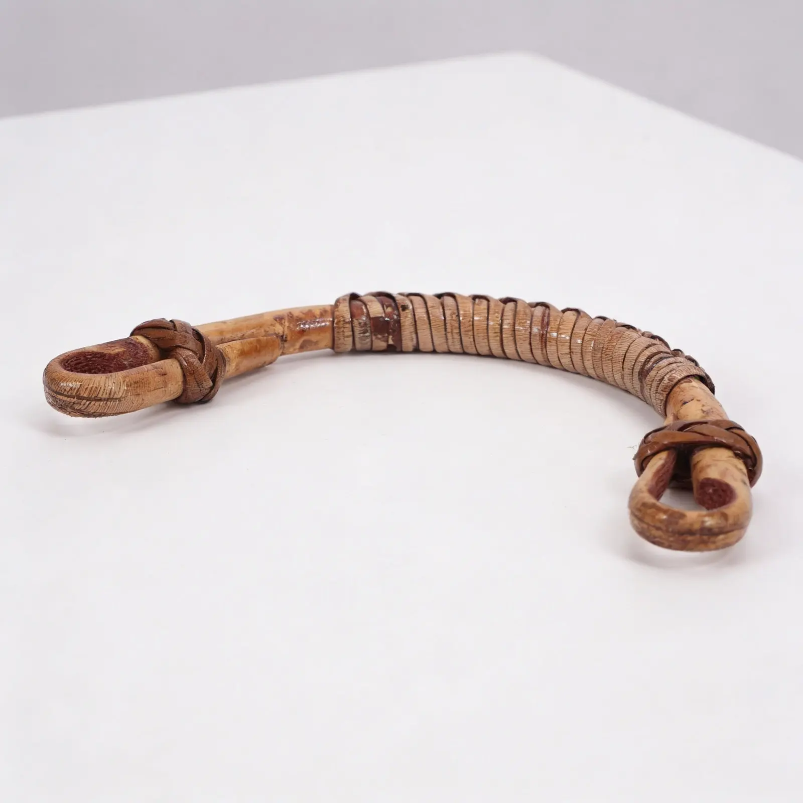 Mini Rattan Teapot Handle Replacement U-Shape Kettle Grip Removable for 6-8Cm Kung Fu Ceramic Teapots Pottery Handle Repair