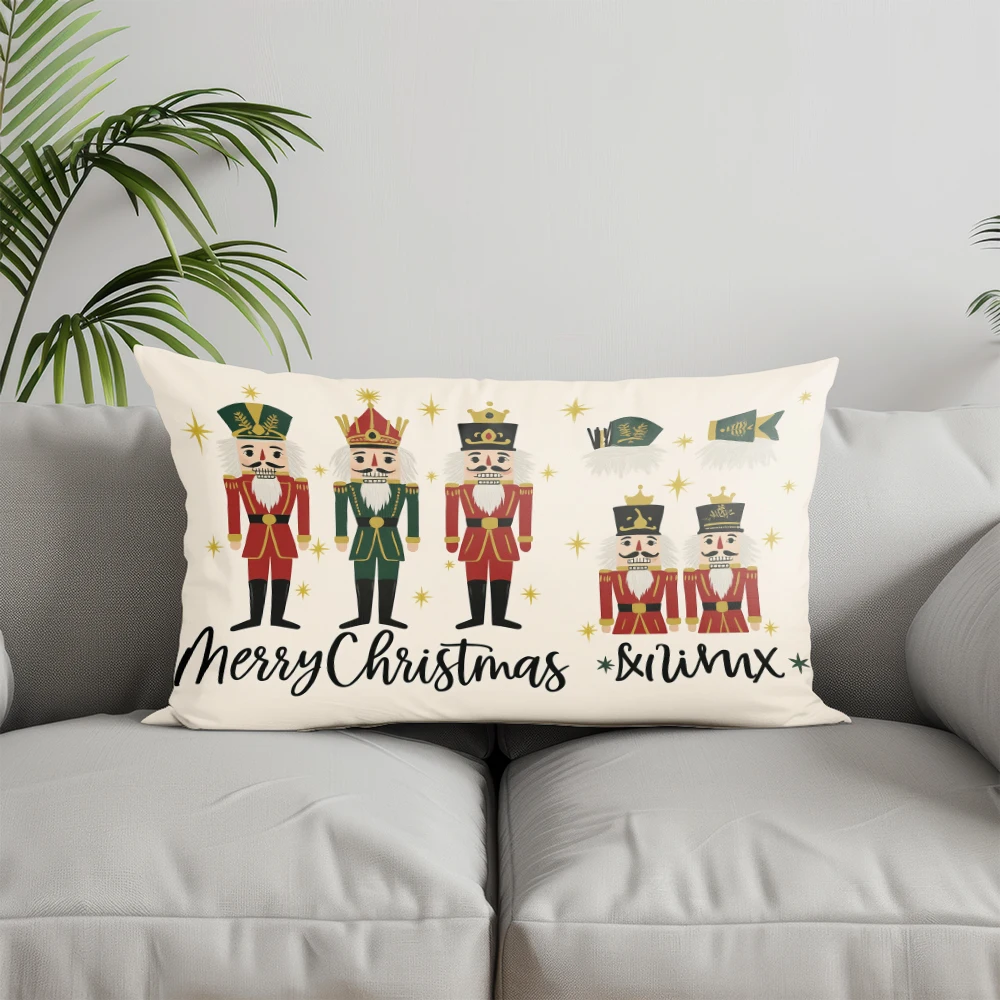 ديكور المنزل كسارة البندق والنجوم وسادة مستطيلة مناسبة للأريكة غرفة نوم غطاء وسادة السيارة وسادة الظهر المستطيلة