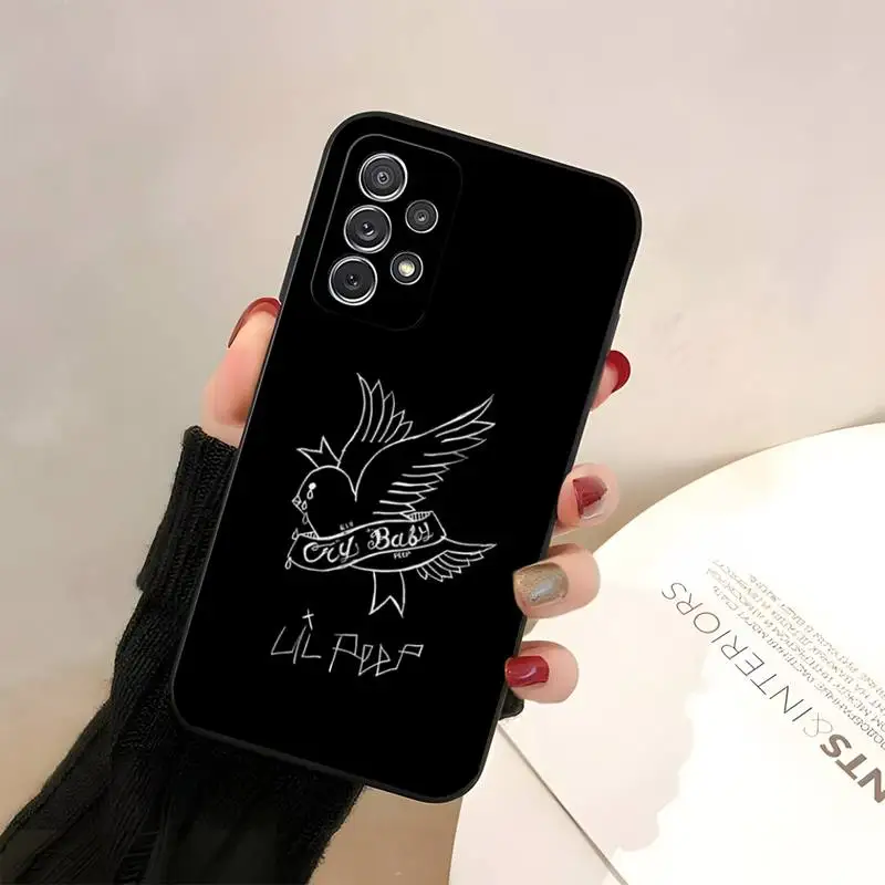 Lil Peep Tattoos Phone Case For Samsung A54 A52 A31 A22 A30 A21 A40 A42 51 A50 A32 A53 A70 A71 A73 72 A80 A34 A14 Cover