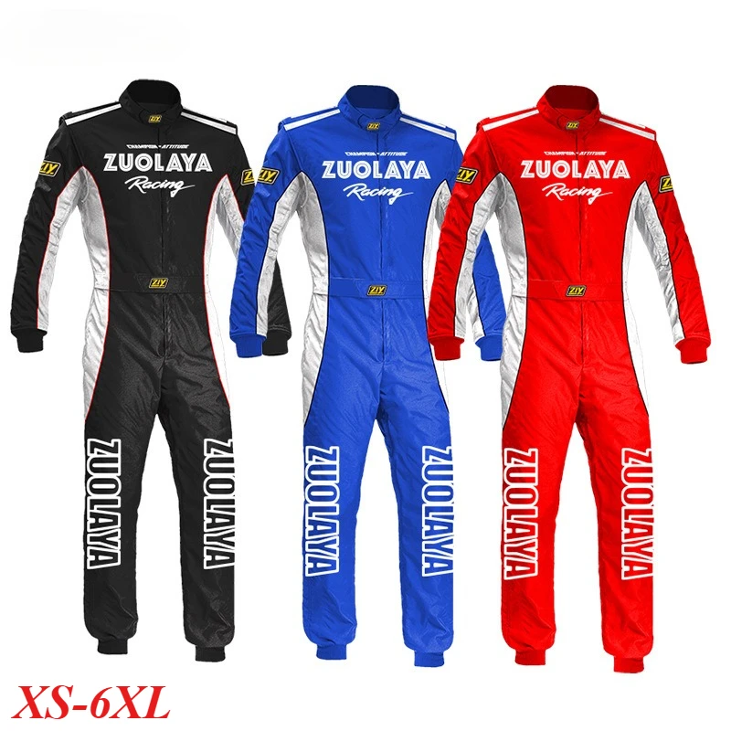 Motorcycle Summer Breathable One Piece Kart Off-Road Riding Suit Adult & Kids Rally Racing Suit Three Colors XS-6XL