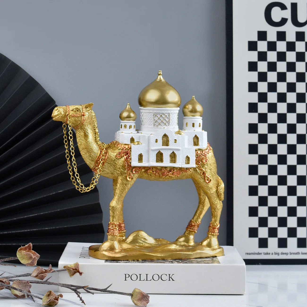 

Camel Figurine Collection Resin Desktop Ornament for Desk Cabinet Home Decor Camel Figurine Modern Decor Housewarming Gift