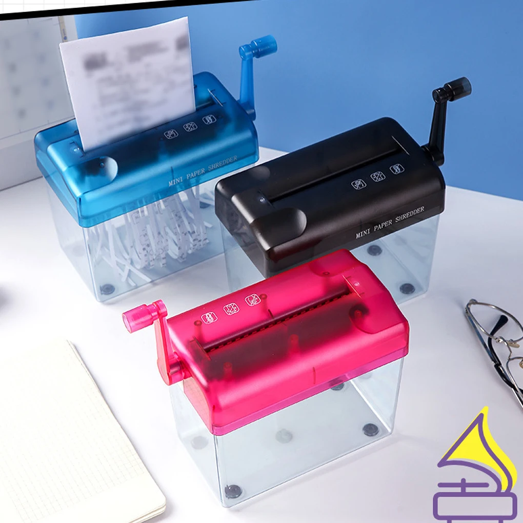 

User-friendly Hand Paper Shredder With Wide Application Compact And Portable Manual Paper Shredder black
