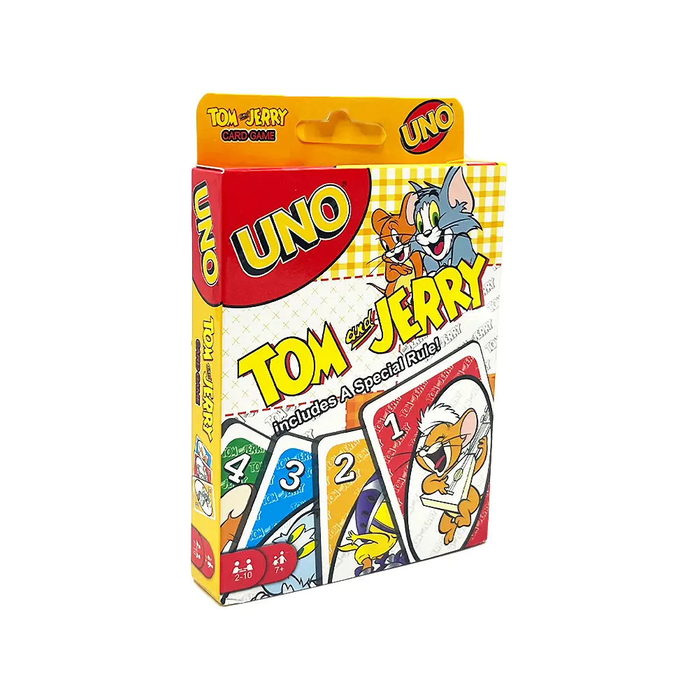 ONE FLIP! uno tom&jerry Board Games Playing Card UNO No mercy Card Christmas Table Game for Children Adults Kid Birthday Gift