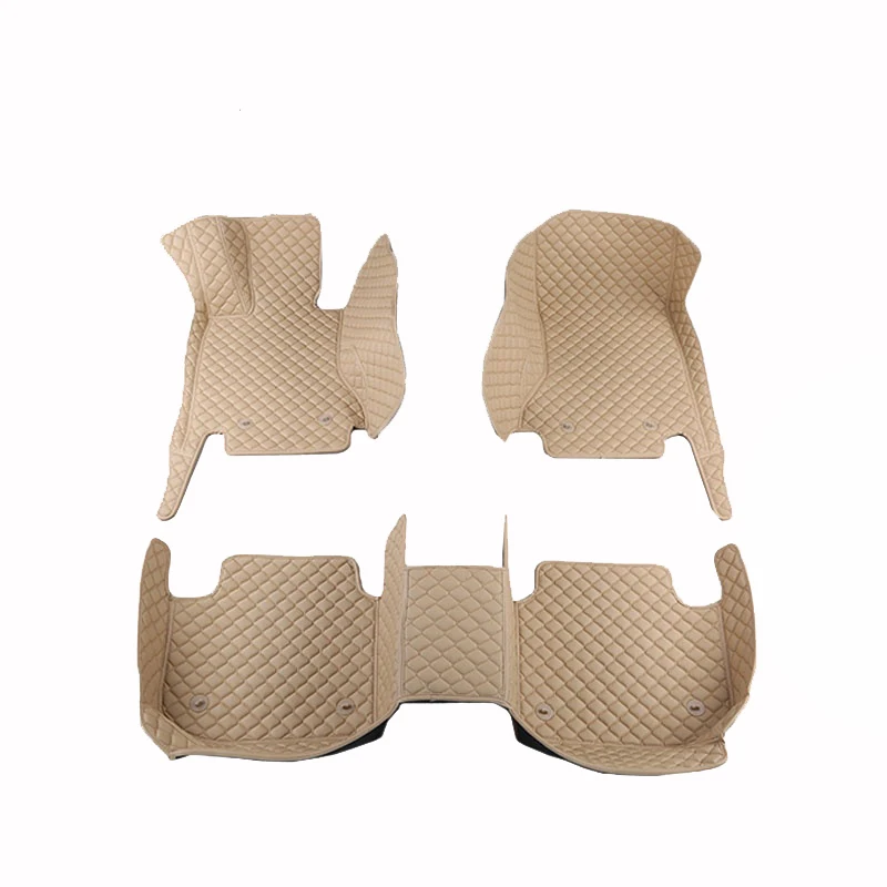 

Hot Sale 3 Pcs Full Set 5D Floor Mat Anti-slip Leather Car Mats
