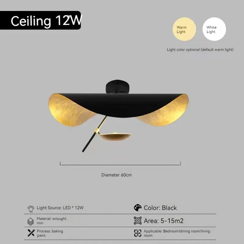 Italiaanse Catellani goudfolie hanglamp Franse Nanyang Retro gastenrestaurant moderne lichte luxe studeerkamer licht