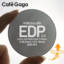 Alikisscafe Espresso Puck Screen 0.2mm Thickness 51mm 53.5mm 58.5mm Reusable Stainless Steel Heat Resistant Mesh Barista Tools