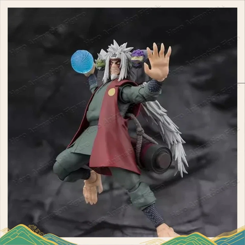 Figuras de Acción Originales Bandai SH Figuarts One Piece SHF JIRAIYA Hidden Leaf Heroic Master Sage Mode Set, Juguetes Coleccionables