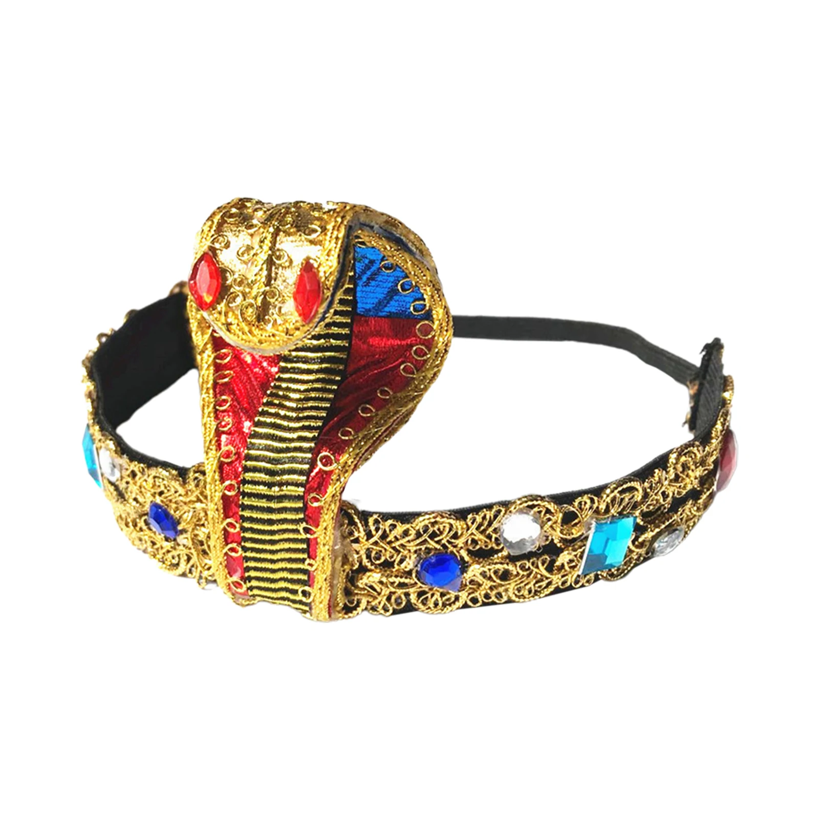 Antique Egypt Queen Headdress Egyptian Fashion Theme Costume Gift Crown Snake Headdress for Carnival Festival Girls Women Adult