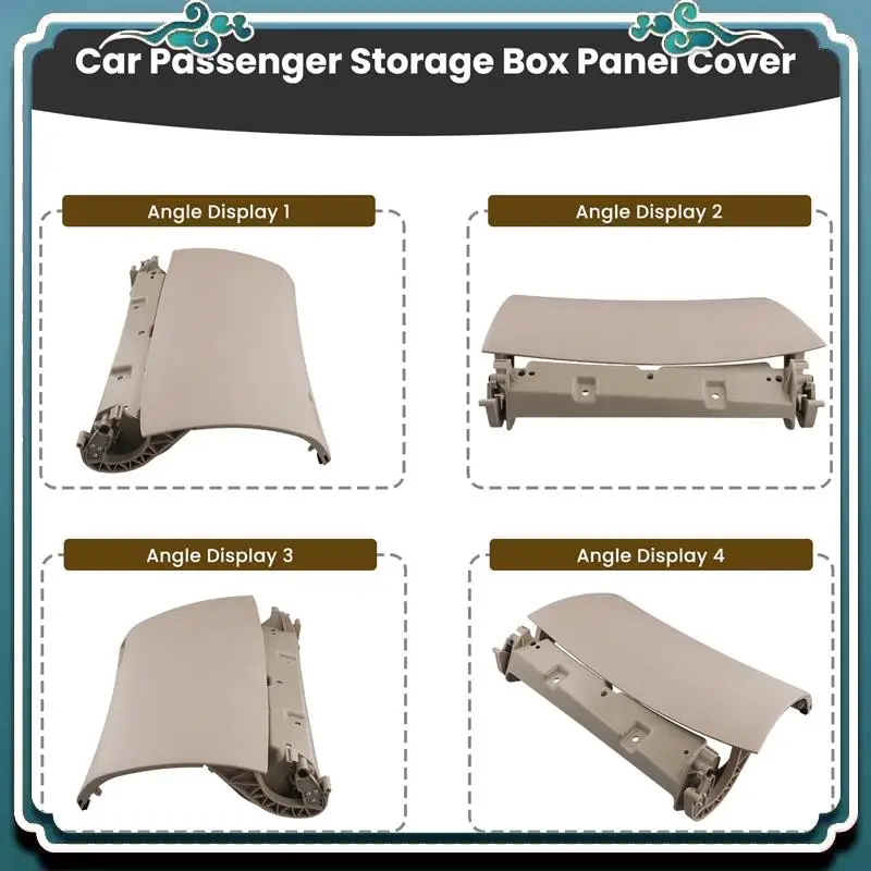 ABTU-Car الركاب Storagebox غطاء لوحة البيج 55440-0K040 LHD لتويوتا إنوفا 06-15 داش صندوق القفازات اللوحة العلوية 554400K040