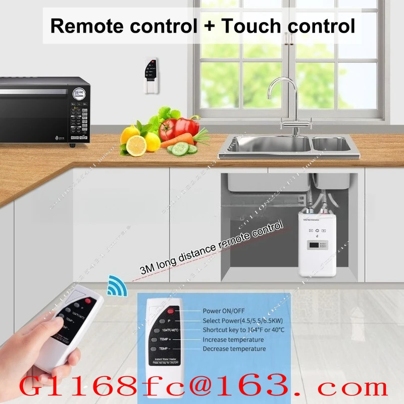 Instant Electric Water Heater Die Cast Aluminum Heating Body Electric Water Heaters
