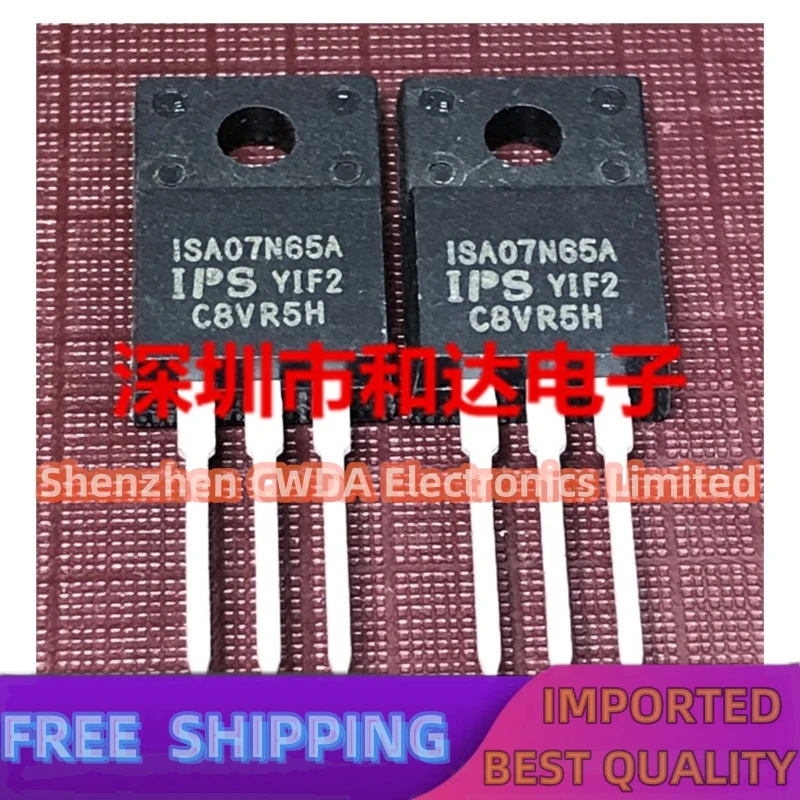 10PCS-20PCS  ISA07N65A  MOS TO-220F 650V 7A In Stock Can Be Purchased