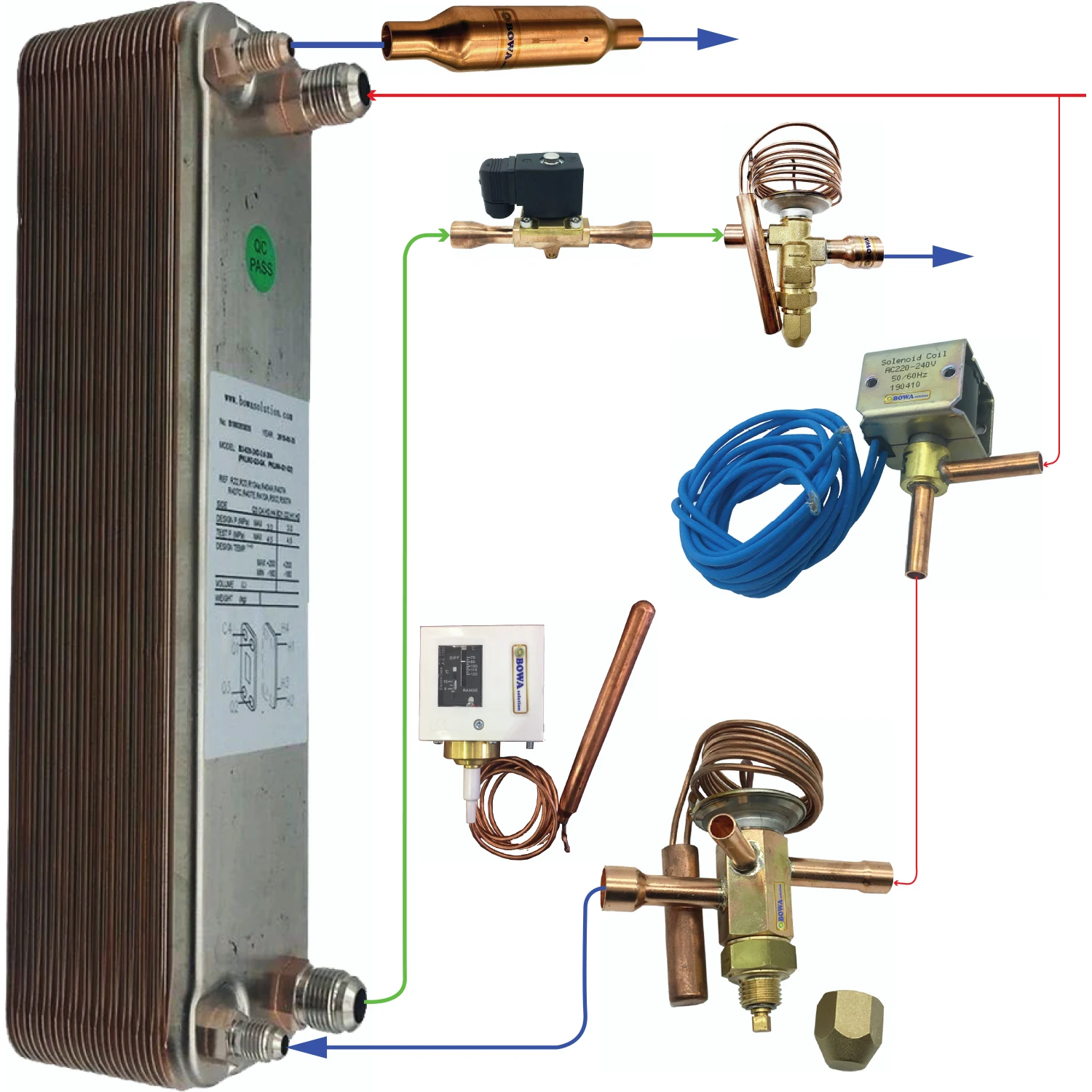 10HP R404a LBP Scroll Compressor's EVI Working Assemblies Complete Brings Bigger Compressing Ratio and Larger Cooling Capacity