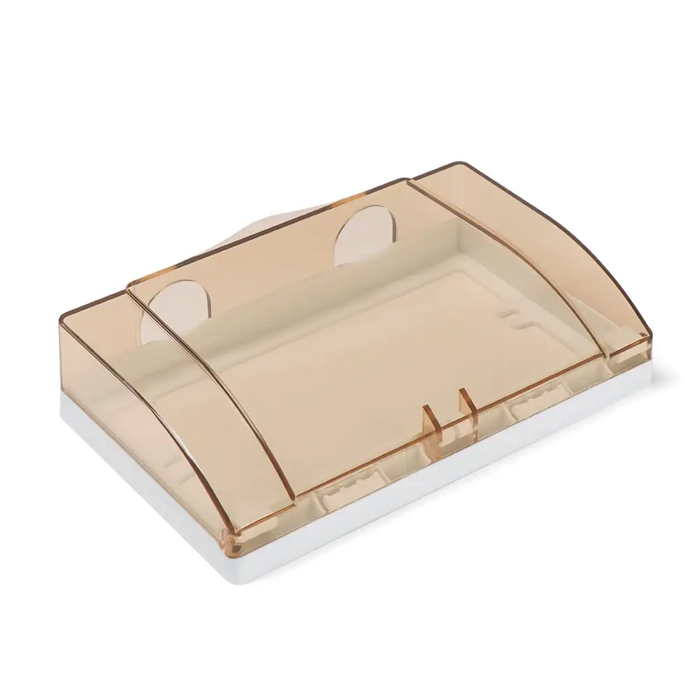 1PC 86 Type Double Socket Protector Electric Plug Cover Child Safety Box Waterproof Box Bathroom Supplies