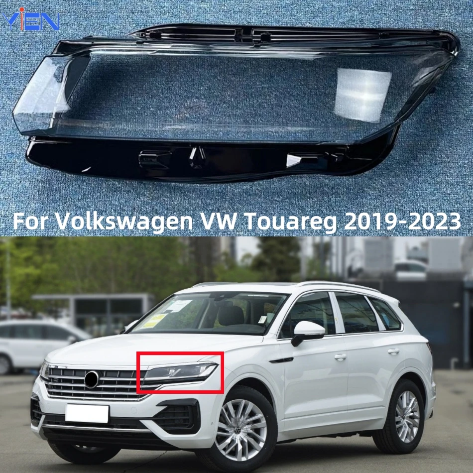 

For Volkswagen VW Touareg 2019 2020 2021 2022 2023 Automotive Accessories Headlights Lights Glass Shell