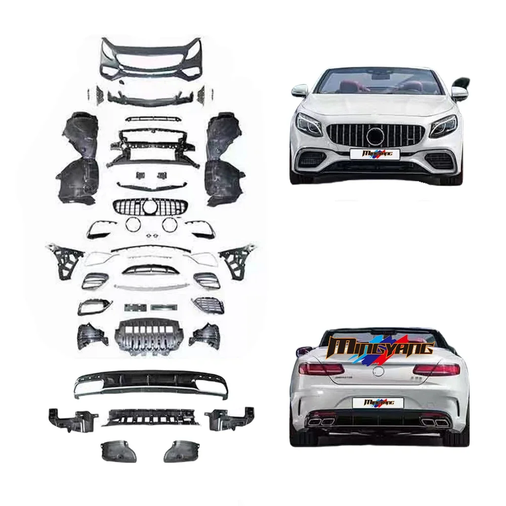 

Factory Price Suitable Body Kit Car Bumper Grill For Mercedes benz S class S Coupe W217 Upgrade To S63 bodykit