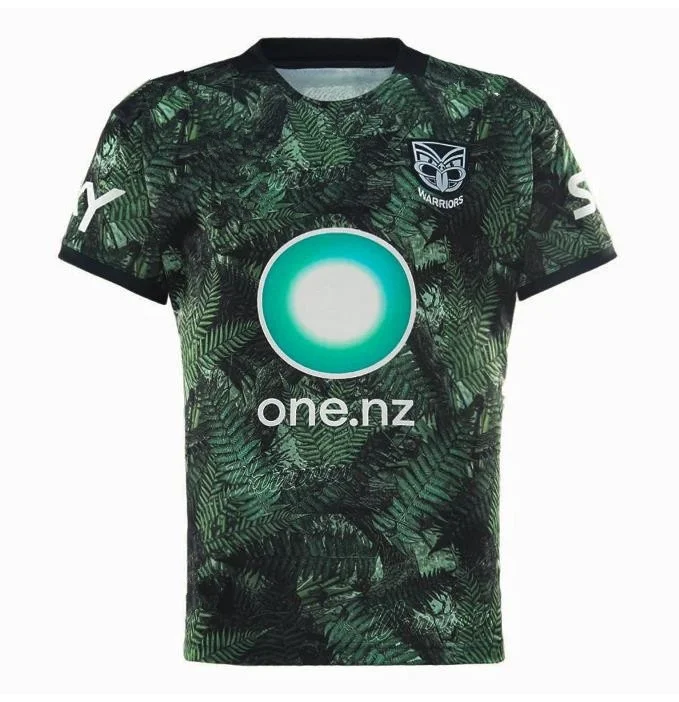 2026 New Zealand Warriors Herren Captains Run Tee RUGBY JERSEY Familien-Partnerlook Outdoor-Sport-T-Shirt – Detail 5