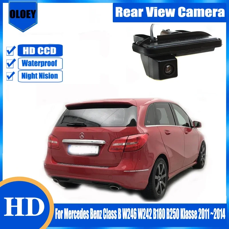 

HD rear camera For Mercedes Benz Class B W246 W242 B180 B250 Klasse 2011 2012 2013 2014 Trunk Handle Parking Reversing Camera