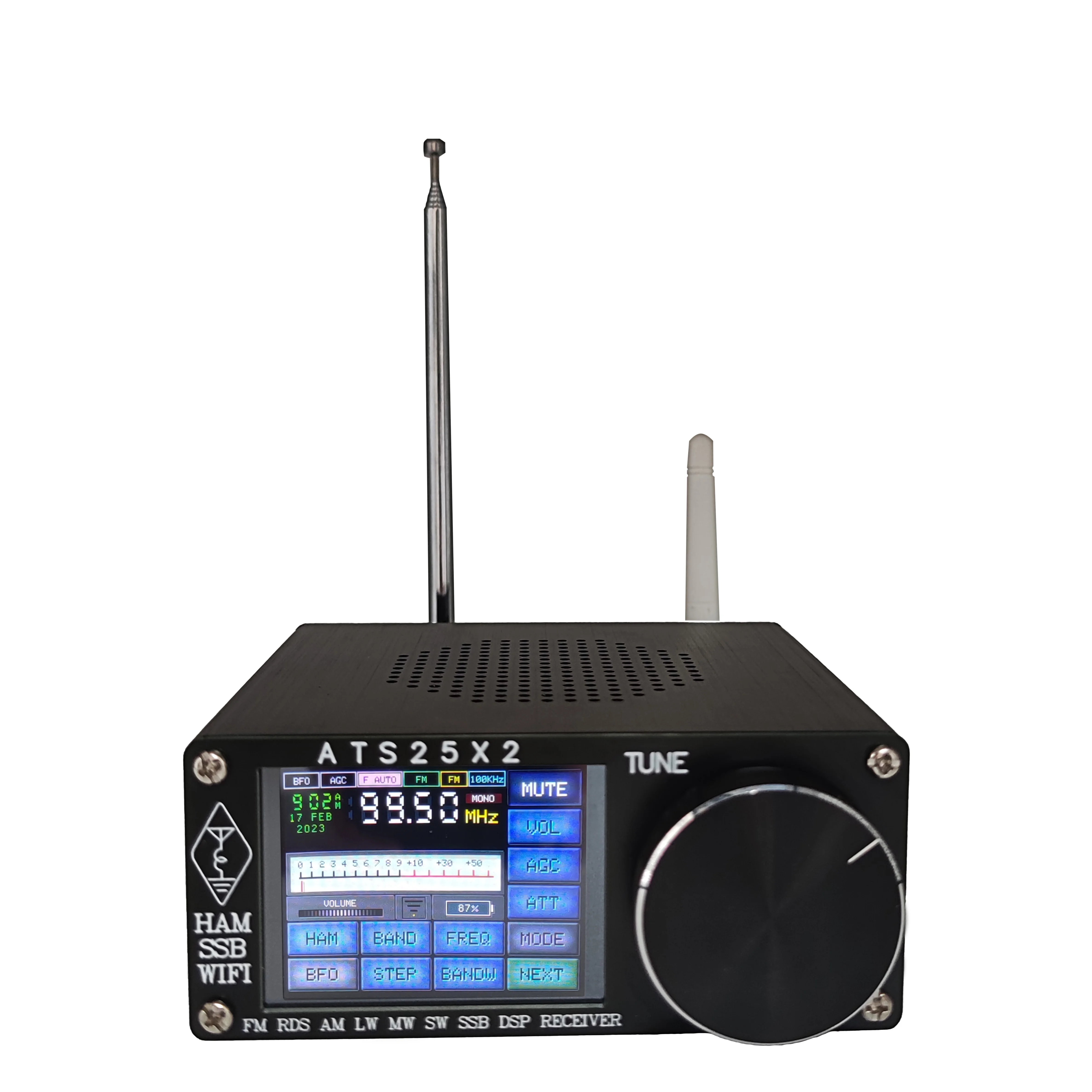 HARDUINO ATS25 Firmware 4.1X Network WIFI Full-band Radio DSP Radio Receiver with 2.4 Inch Touch Screen ATS-25 ATS-25X1 ATS-25X2