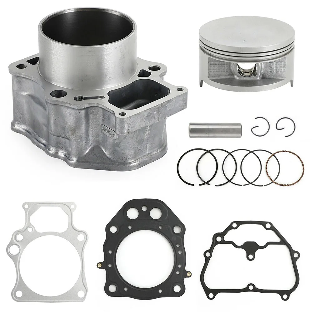 

Cylinder Top End Kit For Honda TRX500 12-19 Foreman Rubicon 500 15-21 Pioneer 12100-HR0-F00 13111-HP5-600 12251-HR0-F01