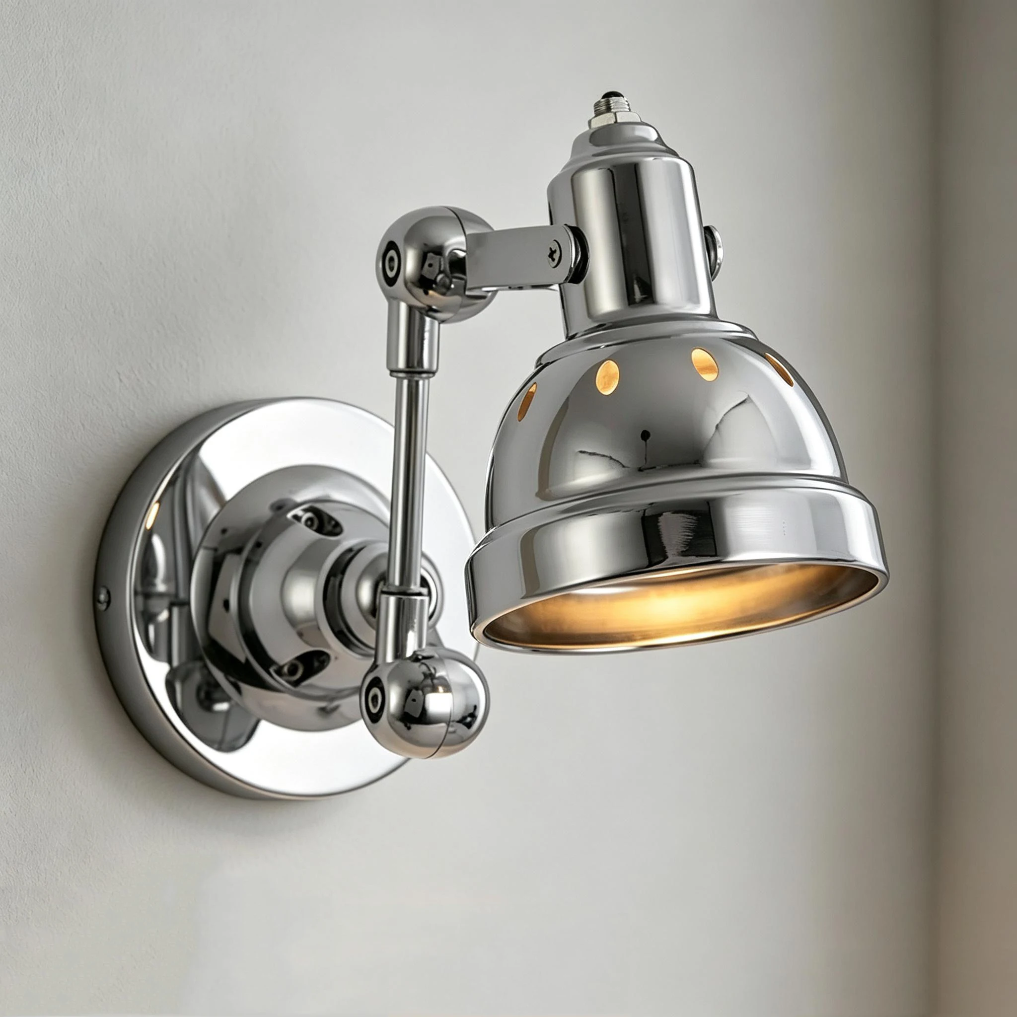 Chrome Rocker Folding Wall Light Nordic Living Room Hotel Cafe Bedroom Bedside Lighting Fixtures Stair Corridor Aisle Wall Sconc
