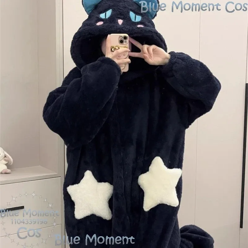 DY20SPINEL SUN Cardcaptor ซากุระ คิโนโมโตะ เคอร์โชนคอสเพลย์น่ารักเสื้อฮู้ดชุดนอนชุดนอนฮาโลวีนเครื่องแต่งกายจั๊มสูทชุดนอนที่กำหนดเอง