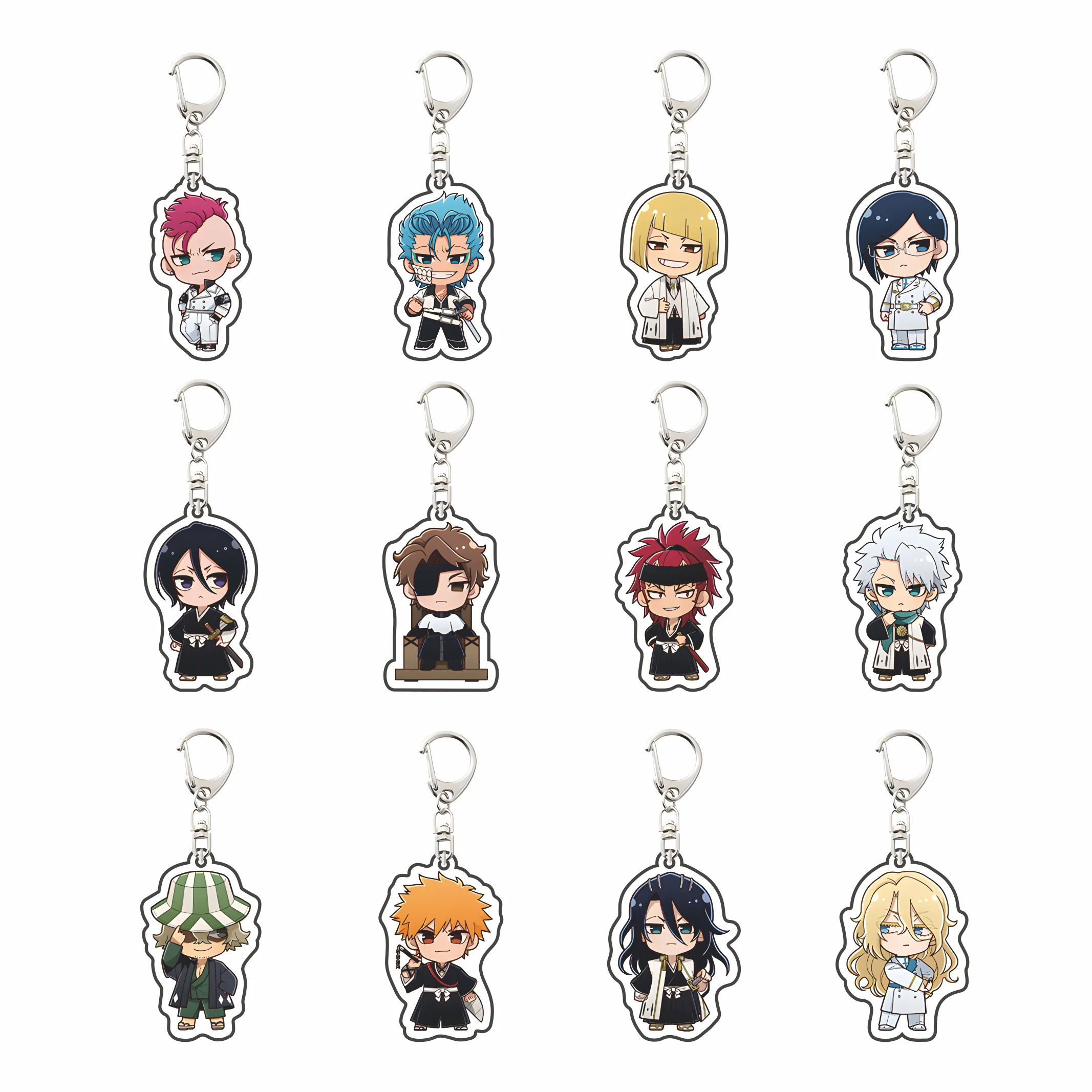 Anime BLEACH 6cm Acrylic Stand Kurosaki Ichigo Tabletop Decorations Accessories Decor Gifts Key chain