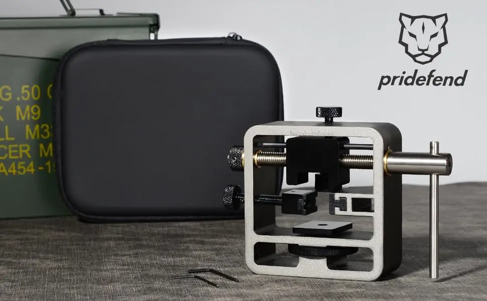 Pridefend Sight Pusher for Square Slides,Sight Pusher Tool, Heavy Duty Pistol Rear Sight Pusher Adjustment Sight Pusher