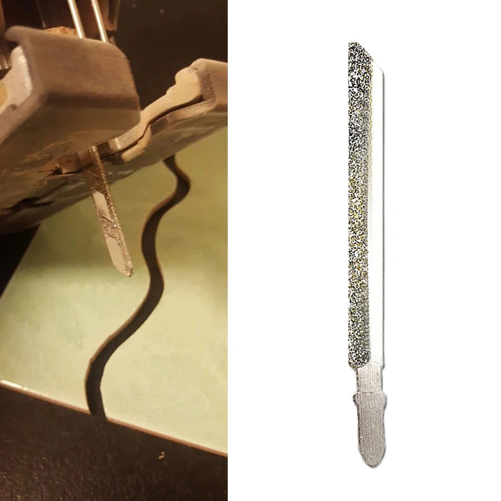 High Precision Diamond Coated Jigsaw Blade for Cutting on Fiberglass Marble Rock Glass and More 4In T Shank Length