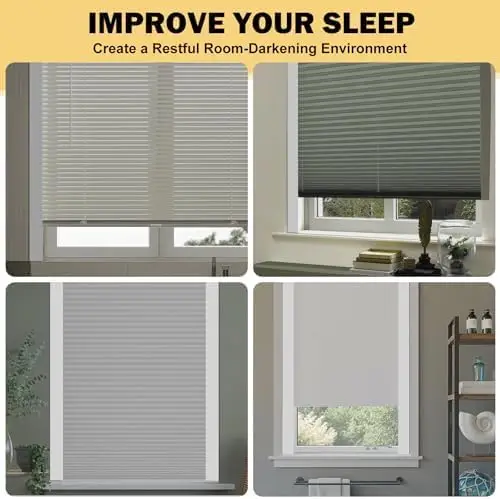 White PVC Light Blocking Strips for Windows, Blocks Sides of Blackout Blinds, 58" 4Pcs