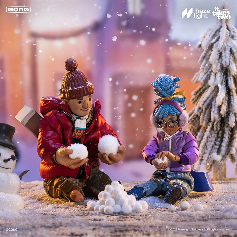 

POP MART GONG It Takes Two Фигурка Зимняя Коди May Commoner Game Blind Box Guess Bag Оригинальные игрушки Кукла Симпатичная аниме-фигурка