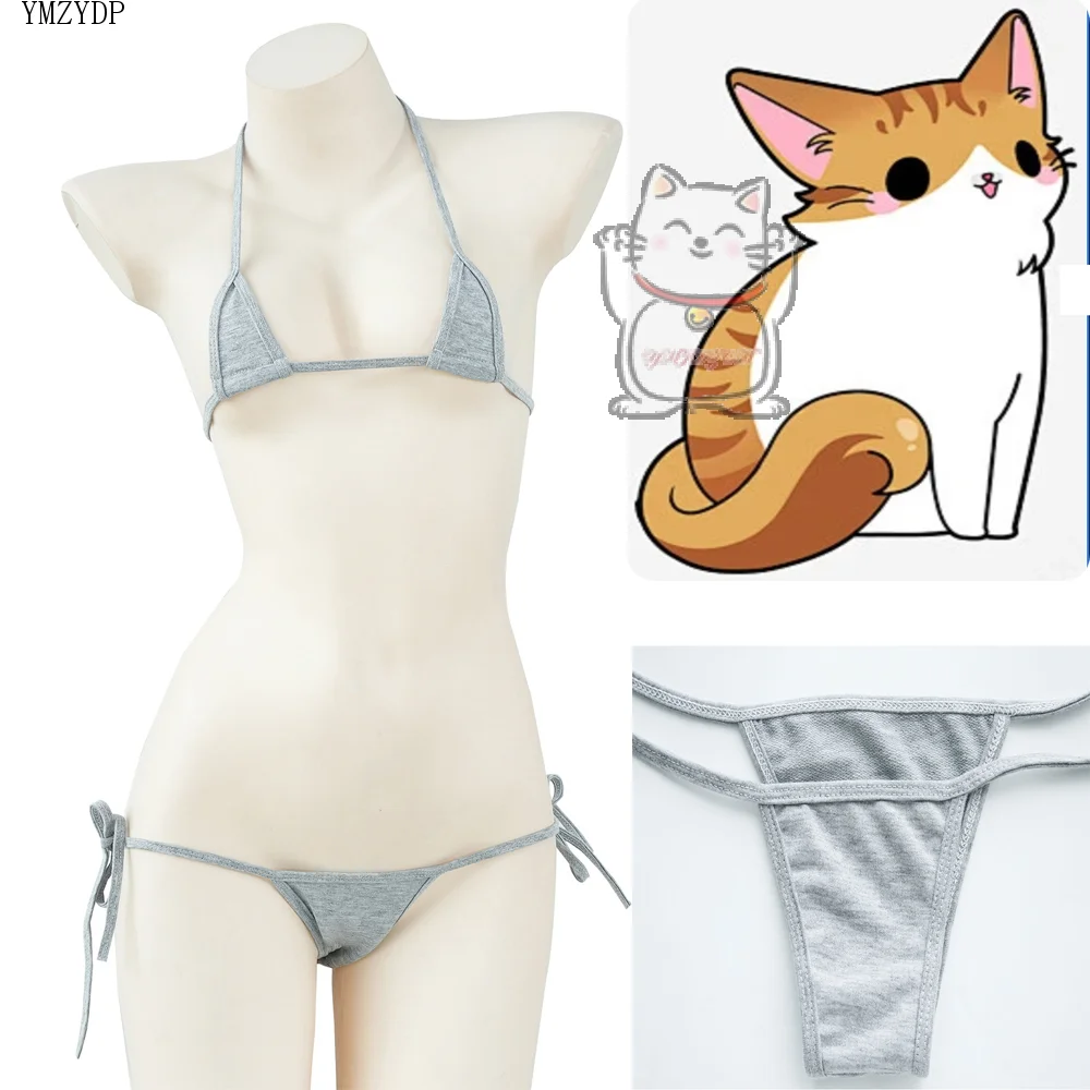 

Spot style backless hooded long sleeved hoodie for women mini bikini set with sexy straps modal lingerie swimsuit new