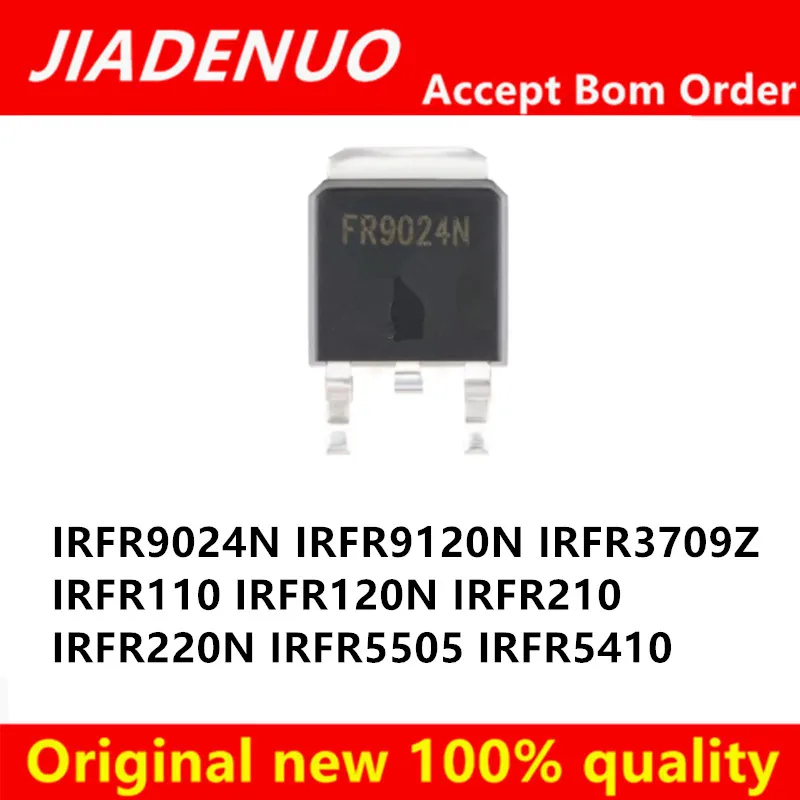 (10piece)100% New IRFR9024N IRFR9120N IRFR3709Z IRFR110 IRFR120N IRFR210 IRFR220N IRFR5505 IRFR5410 TO-252 Chipset