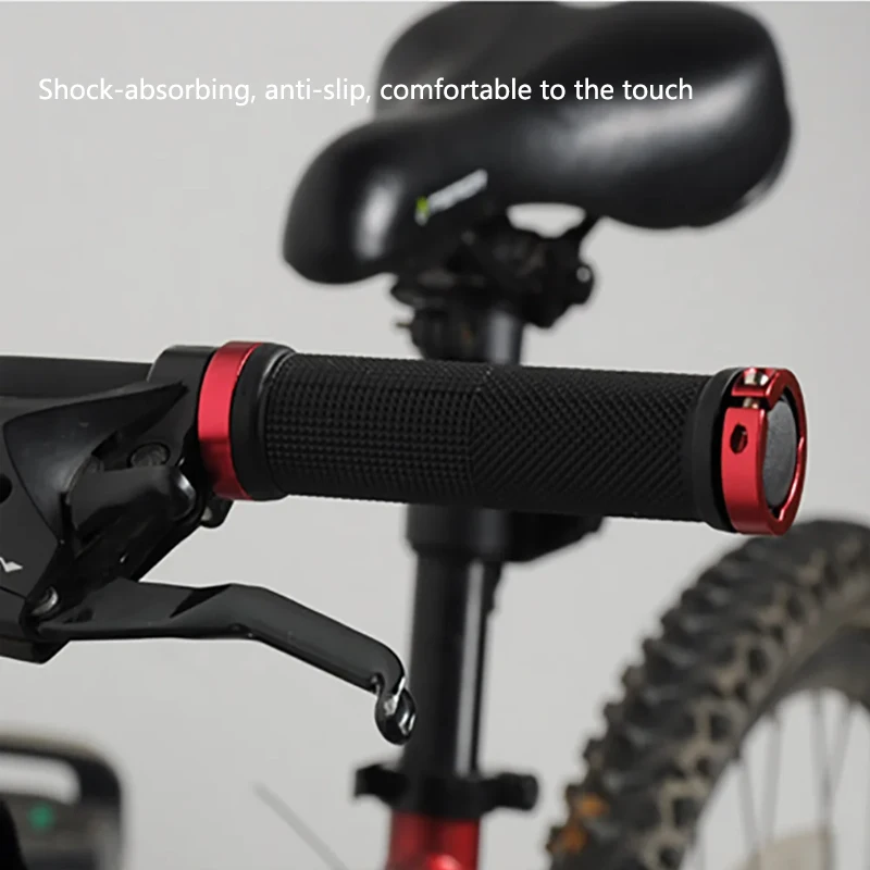 Mountain Bike Handlebar Cover Bicycle Handlebar Cover Double-sided Locking Strap Blocking Pair Straight Handle