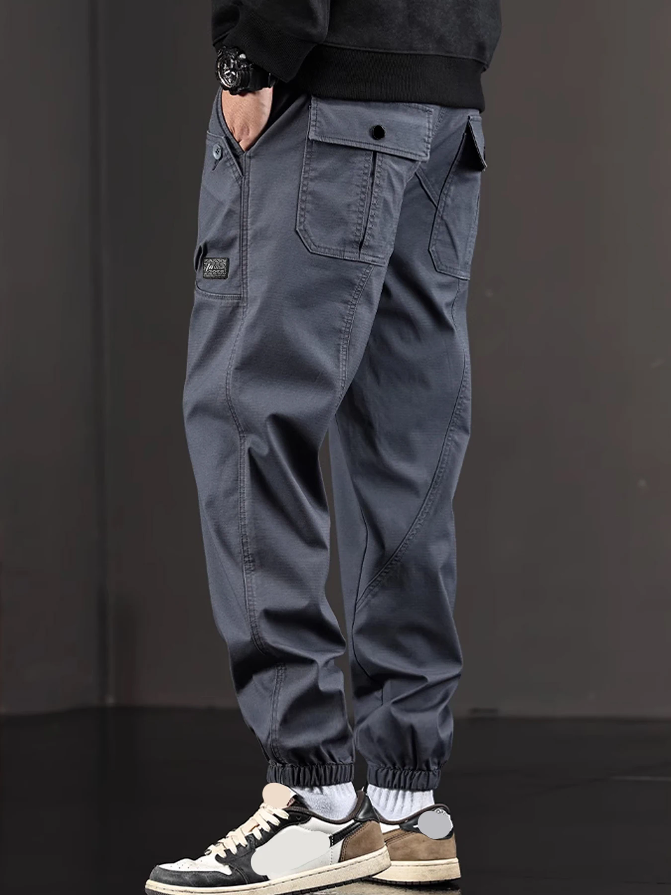 Charge pants men's functional work pants fashionable outerwear loose outdoor sports long pants summer thin waterproof mountainee