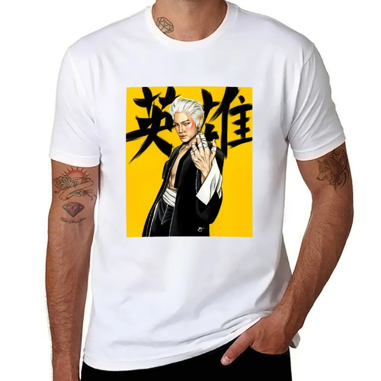 

NEO ZONE Taeyong T-Shirt black cotton t-shirt plain for man package man t shirt designer T-Shirt