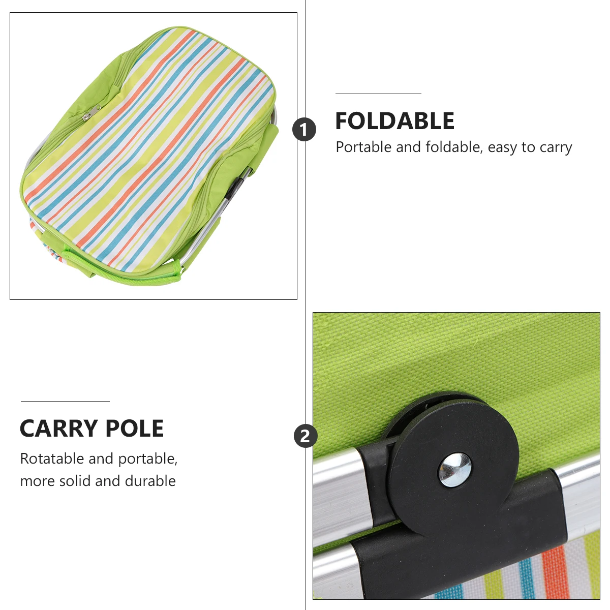 

Stylish Insulated Picnic Bag Tote Lunch Storage For Outdoor Bbq Holiday School Work Large Capacity Sandwich Drink Carry Olive