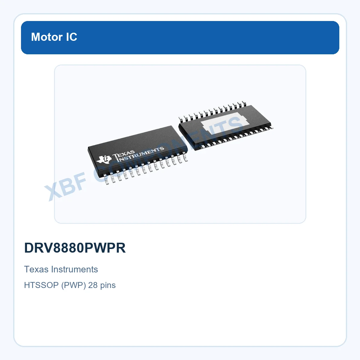 DRV8880PWPR Texas Instruments Motor / Gate Driver IC 45-V 2-A HTSSOP (PWP) 28 pins