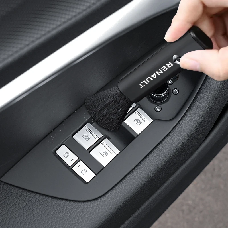فرشاة تنظيف داخلية للسيارة تلسكوبية أدوات تنظيف الغبار لرينو كليو كوليوس ميجان اسبيس QM6 كادجار كابتور ذات المناظر الطبيعية الخلابة